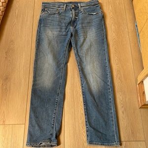 Levi blue jeans, mens, 34x32 gently used